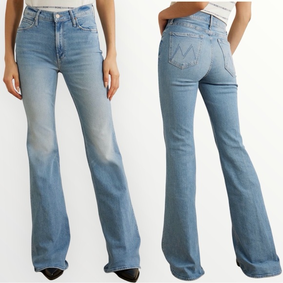 MOTHER Denim - NWT MOTHER The Doozy High-Rise Flare Jeans Women's 29 Blue Let's Get It Together